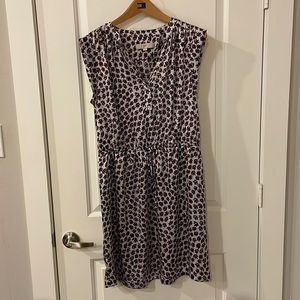 Loft dress with cinch waist size large